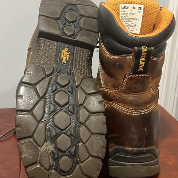 Carolina 🟤 Bruno Hi Men’s Waterproof Work Boots : built for Work size M 14 - Picture 6 of 10